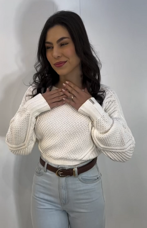 Blusa em Tricot Mari
