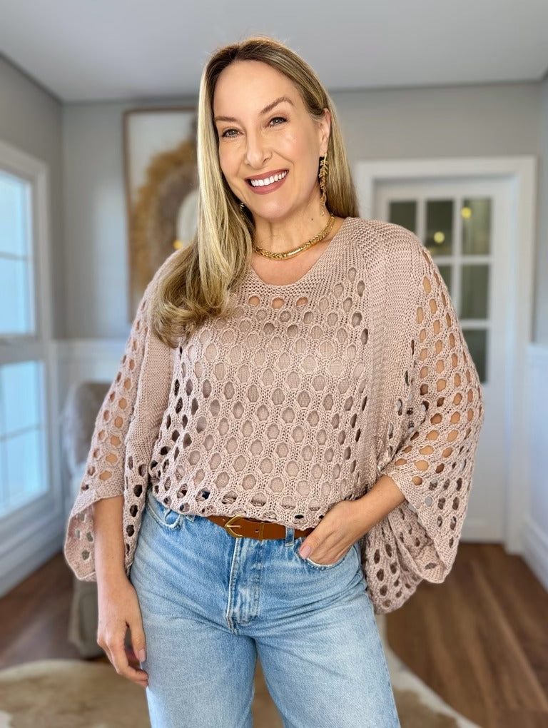 Blusa Rendada Feminina Fio Nobre Karine