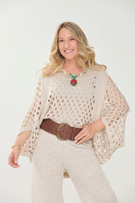 Blusa Rendada Feminina Fio Nobre Karine