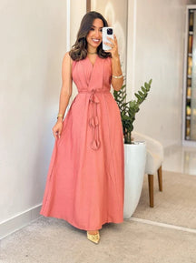 Vestido Linho Marrant