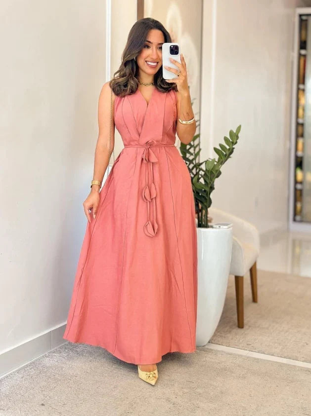 Vestido Linho Marrant