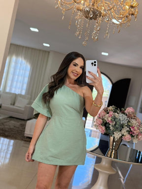 Macaquinho Jeans Gisele